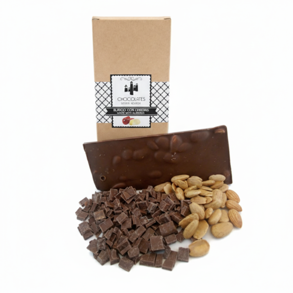 TABLETA CHOCOLATE CON LECHE CON ALMENDRAS